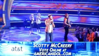 Scotty McCreery -Swinging American Idol + Judges