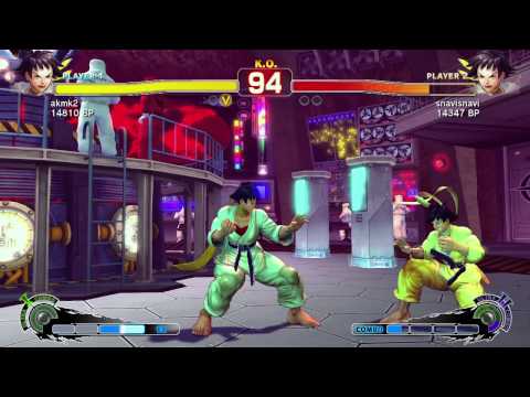 SSF4 Ranked Asia: akmk2 (Makoto) VS snavisnavi (Makoto)