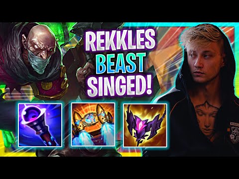 REKKLES IS A BEAST WITH SINGED! | FNC Rekkles Plays Singed Top vs K'sante! | Preseason 2023