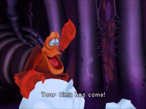 KH1 Cutscenes Part 130 - Fighting Ursula (English)