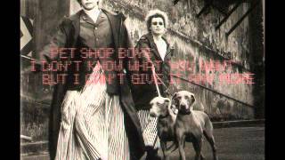 Pet Shop Boys - I Don&#39;t Know What You Want (Thee Maddkatt Courtship 80 Witness Mix)