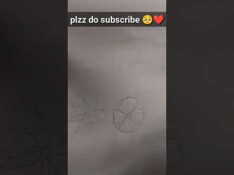 easy way to draw a flower | easy drawing for beginners 💜 tutorial #shorts