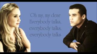 Glee - Everybody Talks (lyrics)
