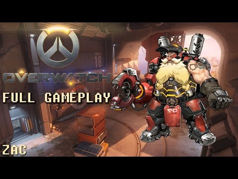 Overwatch: Torbjörn Full Gameplay 1080p60fps