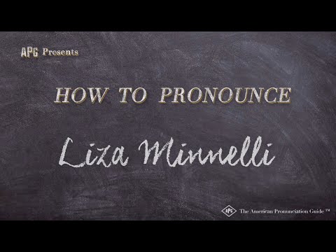 How to Pronounce Liza Minnelli (Real Life Examples!)