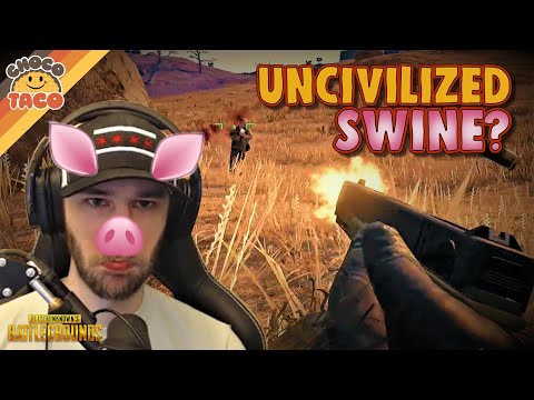 Is chocoTaco or Boom the Uncivilized Swine? - PUBG Duos Gameplay