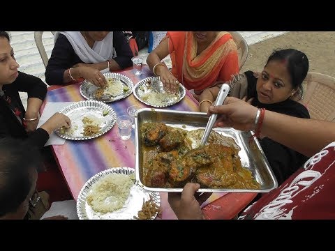 Great Family Picnic Food |Rice with Mutton Curry - Katla Fish Kalia - Veg Dal |Street Food Loves You