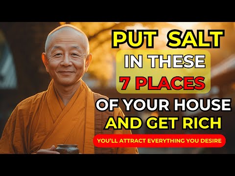 PUT SALT IN THESE 7 PLACES AT HOME AND SEE WHAT HAPPENS| Buddhist Teachings