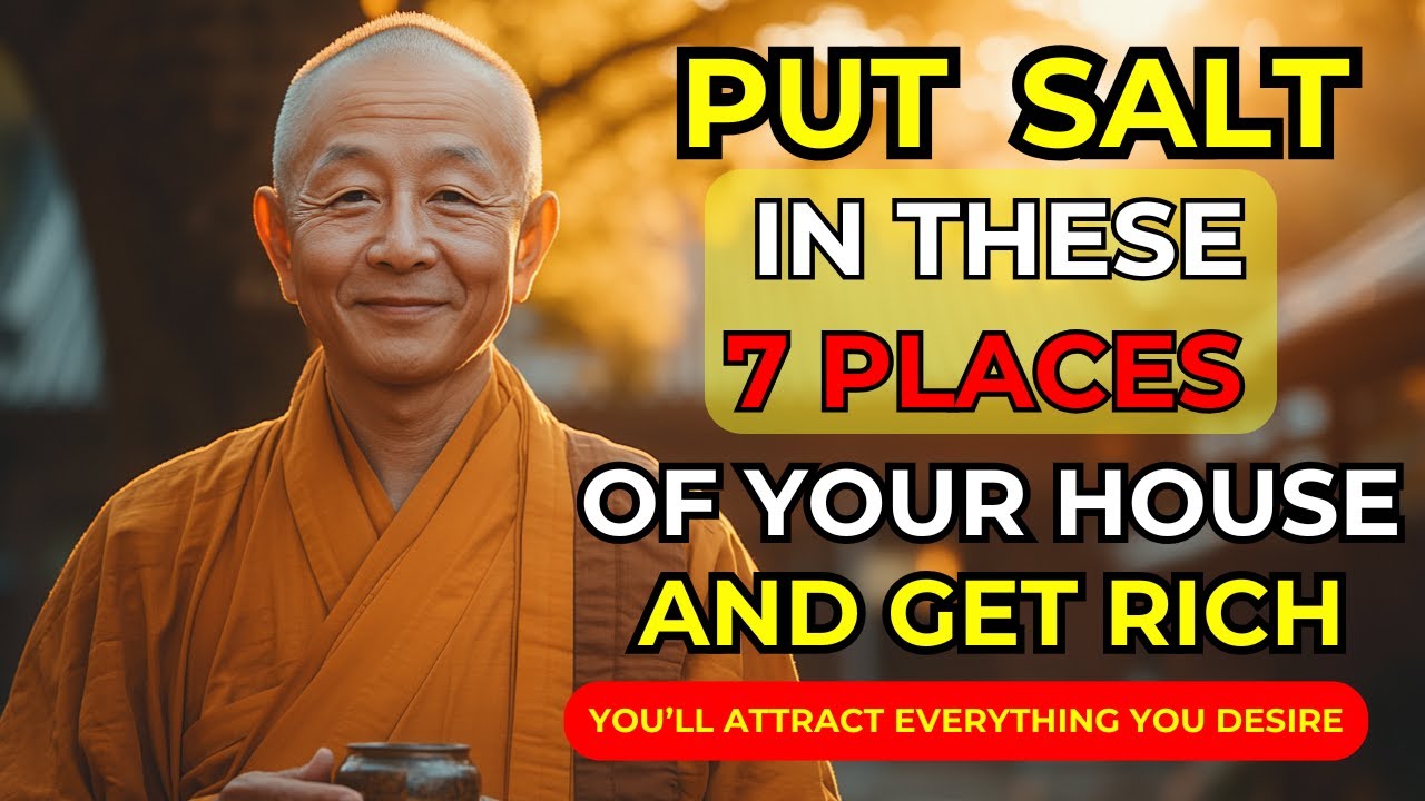 PUT SALT IN THESE 7 PLACES AT HOME AND SEE WHAT HAPPENS| Buddhist Teachings
