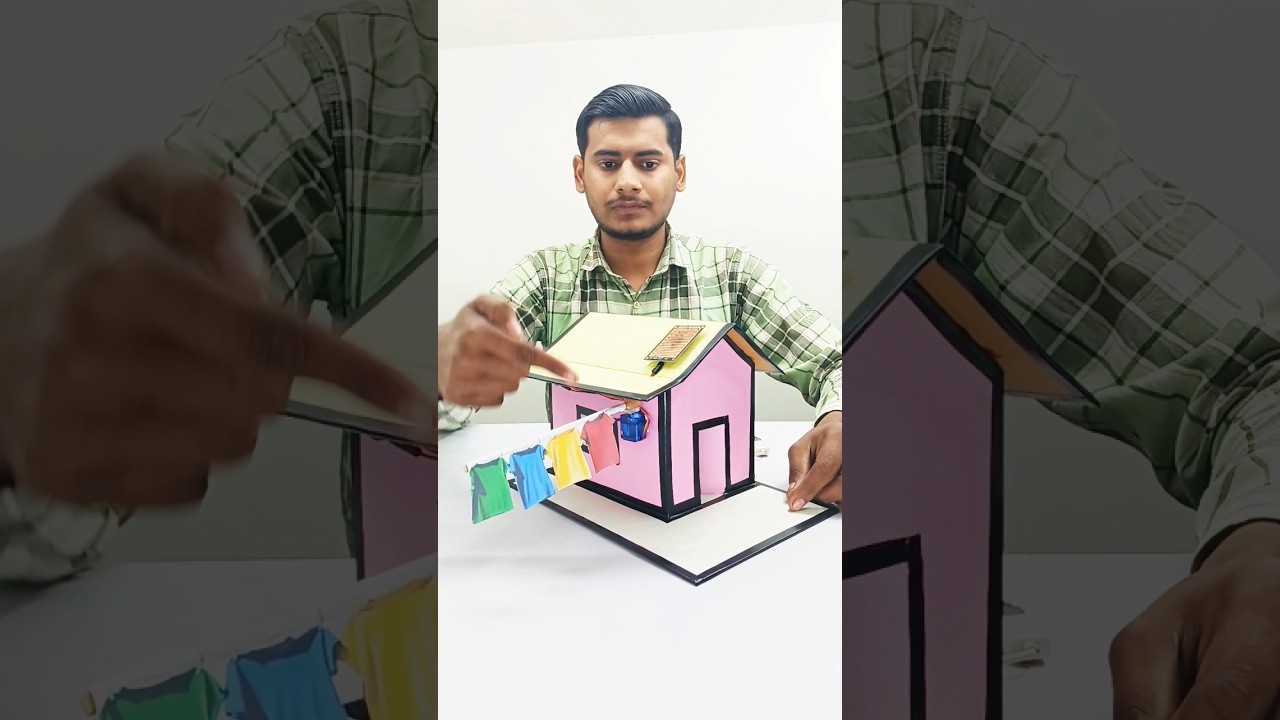 Project to protect clothes from rain #tiktok #science #rainproject