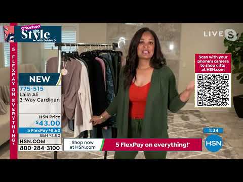 Laila Ali 3Way Cardigan