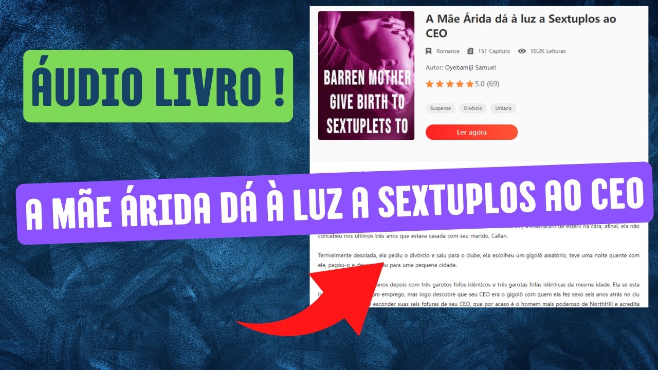 A Mãe Árida dá à luz a Sextuplos ao CEO 📕🎧 Autor: Oyebamiji Samuel | Áudio book | DIVÓRCIO SUSPENSE