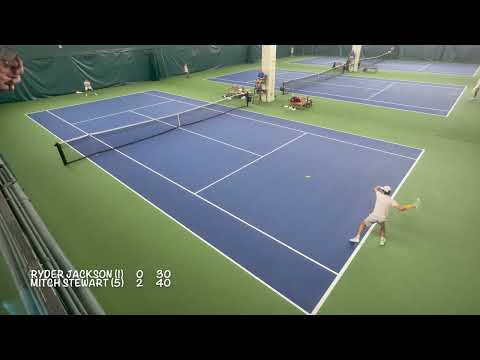 Washington State Open Men's Open singles  SemiFinal  3rd set  Ryder Jackson (1) vs Mitch Stewart (5)