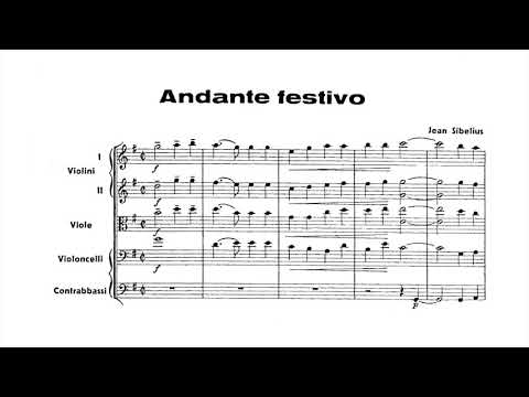 Andante Festivo (Jean Sibelius) SCORE
