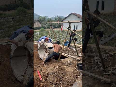 Masukin cicin beton ke dalem sumur #shorts #minivlog #comedy #sidoii