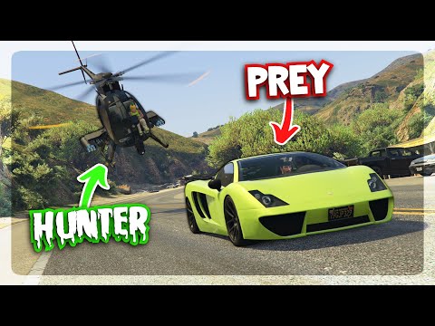 1 VS 4 GTA V INFECTED MANHUNT