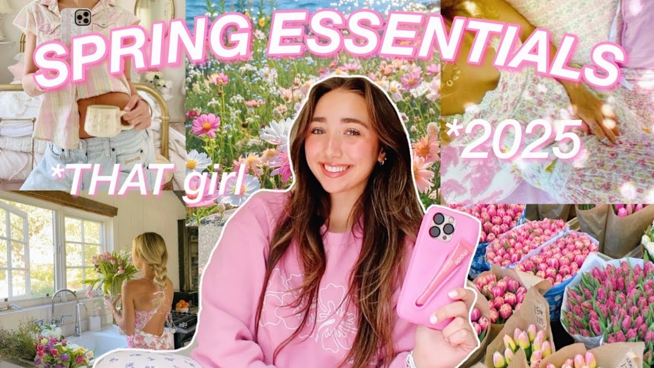 SPRING ESSENTIALS 2025*clothes, makeup, pinterest aesthetic