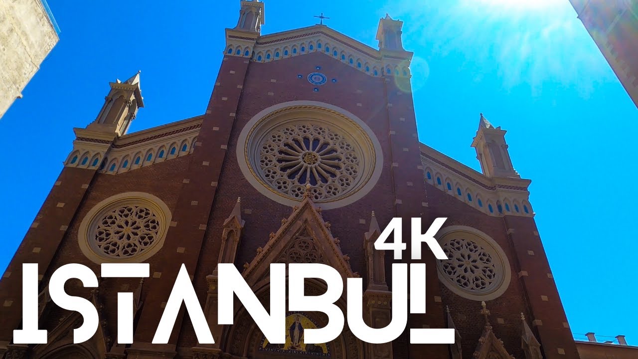 Immersive street-level walking tour through Istanbul — Beyoğlu, Turkey, showcasing authentic urban landscapes, local architecture, and the vibrant atmosphere of the city's neighborhoods