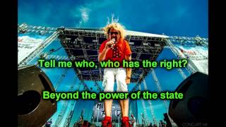 Who has the right? - Sammy Hagar - (HD) Lyrics on screen