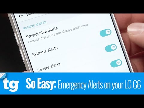 So Easy: Enabling and Disabling Emergency Alerts on your LG G6