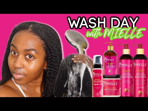 FULL WASH DAY ROUTINE WITH MIELLE ORGANICS | From...