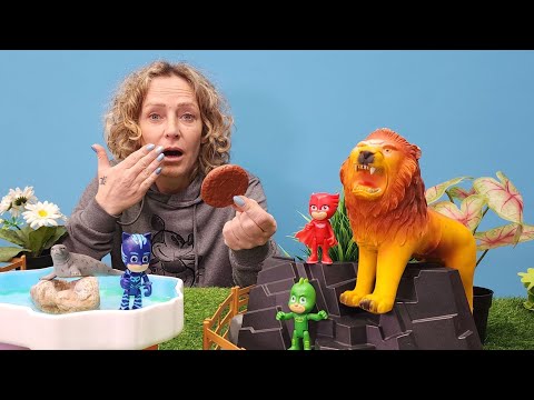 Spielspaß mit Nicole - Die Pyjamahelden gegen Romeo - Oje, in Nicoles Garten ist ein Löwe