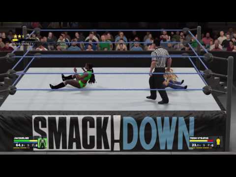 WWE 2K17 Jacqueline vs Trish Stratus