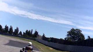 preview picture of video 'YZ250 Shifter Kart. First ever race. Blenheim Kart Club. New Zealand'