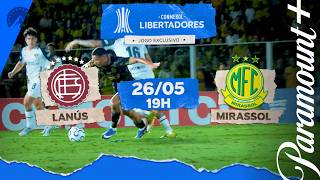 LANÚS X MIRASSOL | Conmebol Libertadores 2026 | Paramount+ Brasil