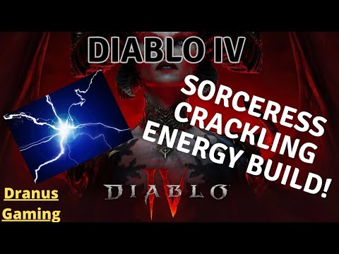 Diablo IV - Sorceress Chain Lightning Crackling Energy build! [Skills, Items, Playstyle] [2023]