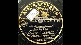 Download lagu Furtwängler & BPO - Mendelssohn: 'A Midsummer Night's Dream' Overture, Op.21 (1929) mp3 Download lagu Furtwängler & BPO - Mendelssohn: 'A Midsummer Night's Dream' Overture, Op.21 (1929) mp3