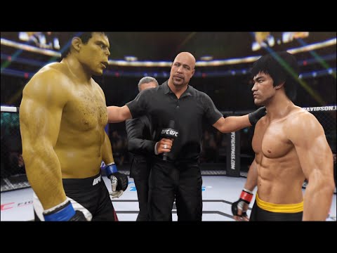 UFC 2 - Yellow Hulk vs. Bruce Lee - Super Dragon 🔥