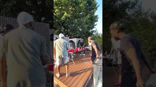 50CENT AND ABOOGIE PLAYING BEERPONG ....