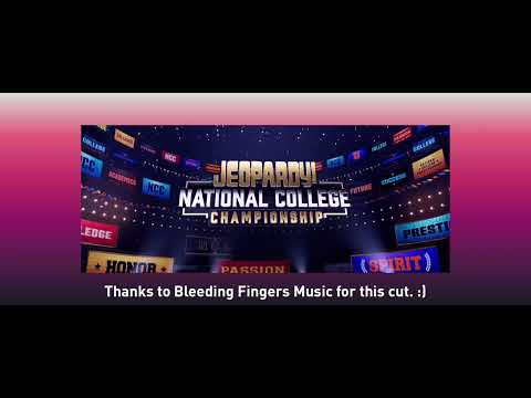 Jeopardy National College Championship Theme 2022-Present