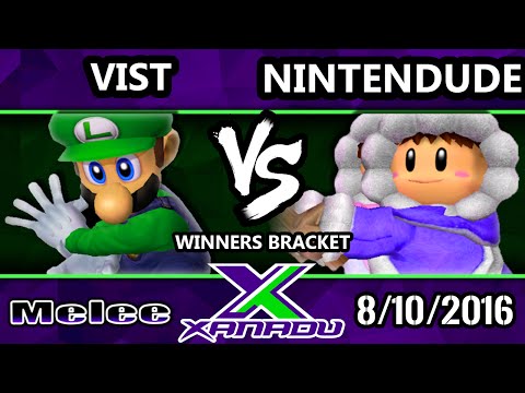 S@X 162 - Vist (Luigi) Vs. SPY | Nintendude (Ice Climbers) SSBM Tournament - Smash Melee