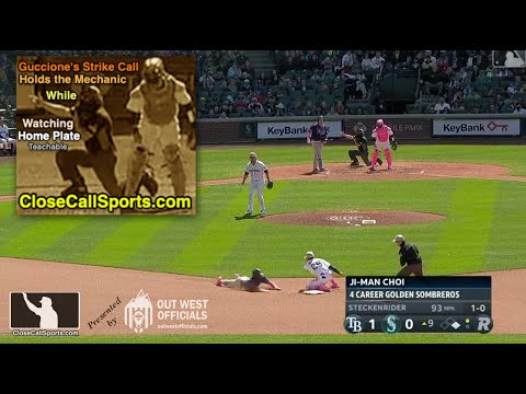 Teachable - HP Umpire Chris Guccione Steals a Second (or Few) in Calling A Strike During CS