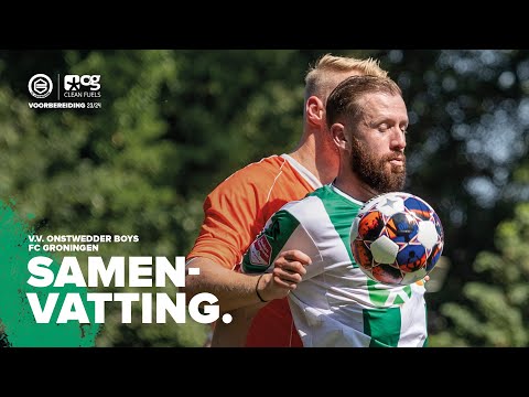 Onstwedder Boys - FC Groningen | Samenvatting