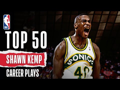 Shawn Kemp's 50 BEST Plays | NBA Career Highlights