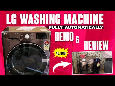 Thumbnail for Full Review & Demo Installation LG 8 Kg Front Load Washing Machine (FHP1208Z9B_Black) Latest 2023