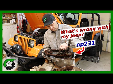 Opening np231 transfer case: Jeep Wrangler YJ Transfer Case