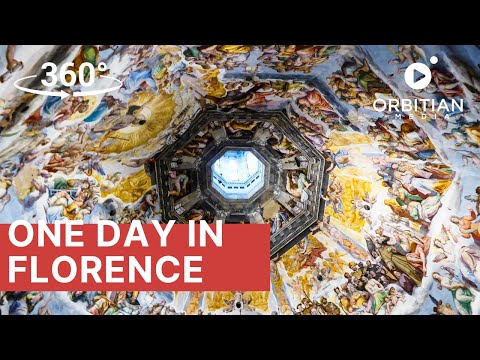 Um dia em Florença - passeio guiado VR/360° pela cidade (resolução 8K)