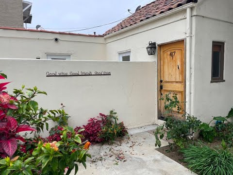 PL10388- Charming 1 Bedroom Bungalow Apartment For Rent (Los Angeles, CA).