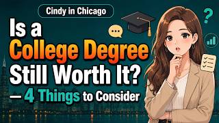 【English Podcast】Is a College Degree Still Worth It? — 4 Things to Consider