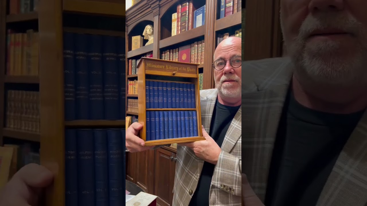 Smallest Library! Miniature book collection. #shakespeare #literature
