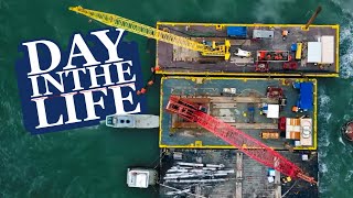 Day in the Life of TX Gulf Coast Marine Construction | SR Trident