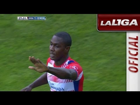 Gol de Ighalo (1-0) en el Granada CF - Málaga CF - HD