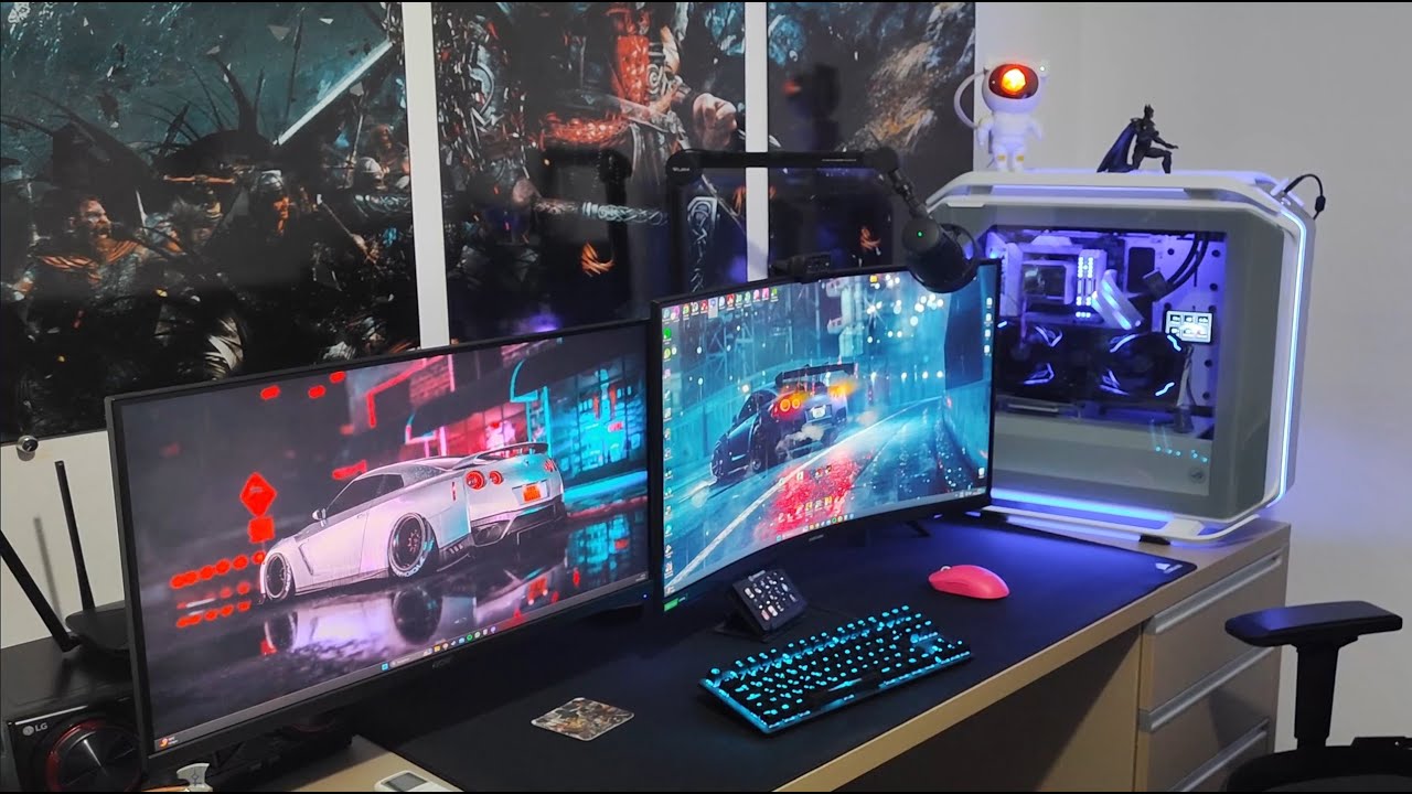 Meu setup gamer - UM SONHO DE MULEKE REALIZADO!