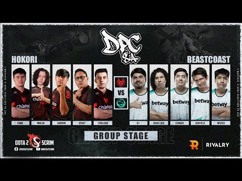 Hokori vs beastcoast - DPC SA 2021/22 Tour 2: Division I - Group Stage - B03