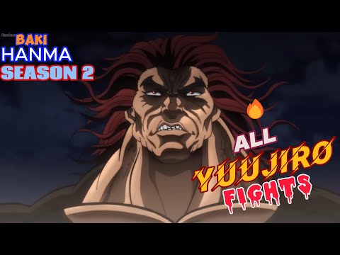 All Yujiro Hanma Fights | Baki Hanma Season 2 Part 1