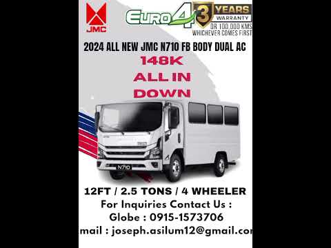 Thumbnail for 2024 All New JMC N710 FB Body Dual Aircon #logistics #trucking #automobile #construction #business by Automobile, Truck